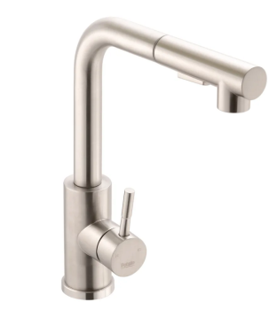 Смеситель для кухни Potato P0047S высокий излив, нерж. сталь *1/10 Смеситель для кухни Potato P0047S высокий излив, нерж. сталь *1/10