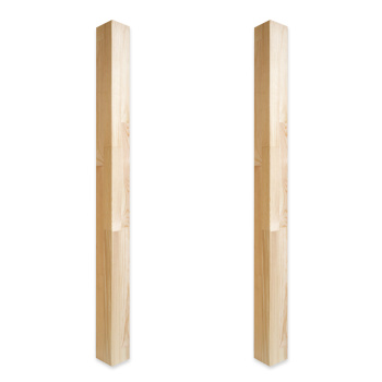 Заходный столб 8х8х110 см Арелан, фрезерованный, тип 1, сосна, сорт экстра