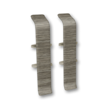 Соединитель IDEAL Deconika, 70 мм, 296 орех серый, 2 шт.