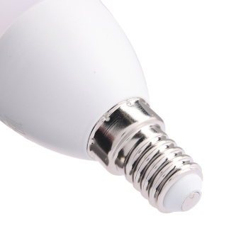 Лампа светодиодная Smartbuy, Е14, свеча на ветру С37, 7 Вт, 500 Лм, 3000 К, теплый белый