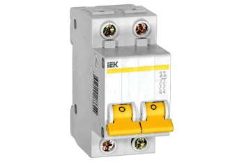 Авт.выкл. IEK ВА47-29 40А/2П 4,5кА х-ка С MVA20-2-040-C *6/72