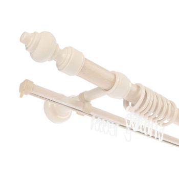 Карниз круглый d28мм Беленый дуб + U-шина 1,6 Магеллан *5