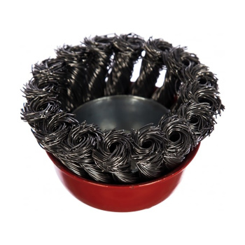 Щетка для УШМ чашка М14 крученая 65мм VIRA