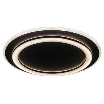 Люстра с ПДУ "Ринго" 2хLED 112Вт 3000-6000К черный 50х50х5 см BayerLux 7562831	 S=22м2  *1