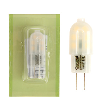 Лампа светодиодная General, G4, капсула, 12 В, 3 Вт, 120 Лм, 4000 К, нейтральный белый