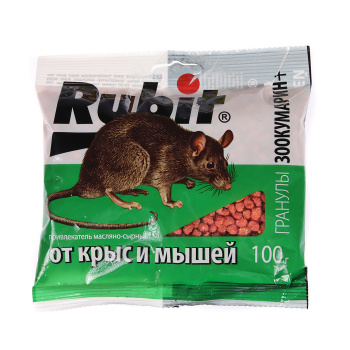 Гранулы от грызунов 100г Зоокумарин+ (Летто) *10/50 Гранулы от грызунов 100г Зоокумарин+ (Летто) *10/50