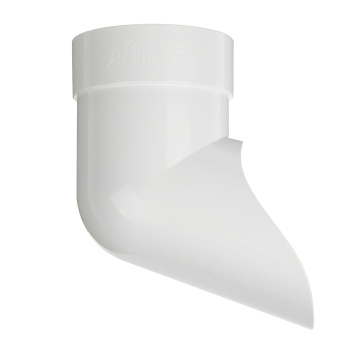 Слив трубы 80 мм ТехноНиколь, белый