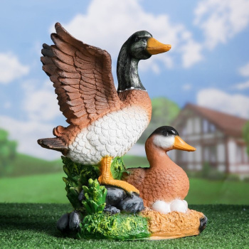 Садовая фигура "Утка с селезнем" 35см   4074867