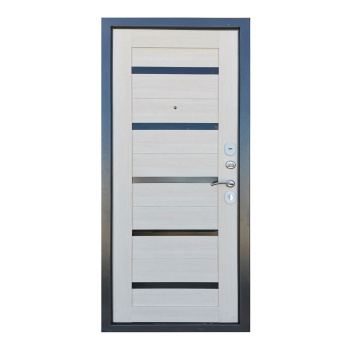 Дверь входная 2050х860х70 мм Дверной континент, правая, серебристый антик/лиственница беленая