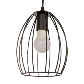 Светильник подвесной IL1011-1P-05 BK 40Вт Е27 S=6м2  *1