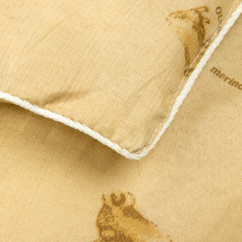 Одеяло Овечья шерсть 172*205см зимнее, чехол п/э, сумка, Сонечка Адамас *1/10