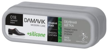 Губка д/обуви ДАМАВИК с силик. б/цвет *5/100
