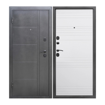 Дверь входная 2050х860х80 мм Форпост Олимп, левая, белый софт