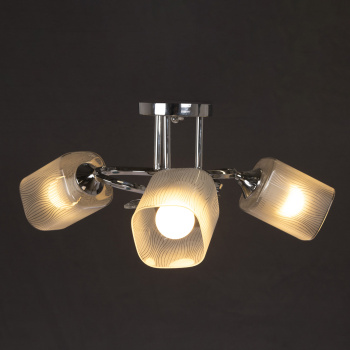 Люстра Verner Lighting N2018/3, 40 Вт, Е27, 3 лампы, хром