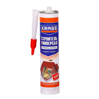 Жидкие гвозди 300 мл KRASS, универсальный, белый