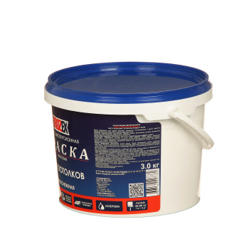 Краска акриловая 3 кг для потолков BROZEX, белоснежная