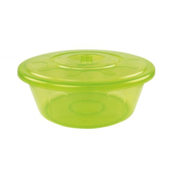 Таз пластм. 10л с Крышкой Прозрачный "Хозяюшка"  М1294 (ЗПИ "Альтернатива")  *1/10