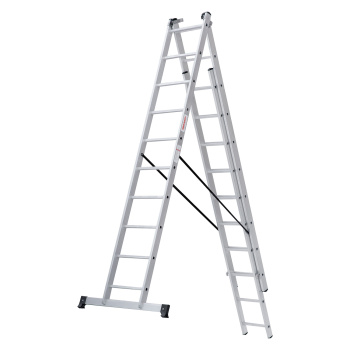 Лестница многофункциональная складная алюм. 3х10ступ.,общ.дл.6,31м,max н.150кгNV1230 1230310 "НВ" *1 Лестница многофункциональная складная алюм. 3х10ступ.,общ.дл.6,31м,max н.150кгNV1230 1230310 "НВ" *1