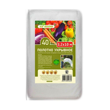 Укрывной материал AGROBIO 40 г/м², 3.2х10 м, белый Укрывной материал AGROBIO 40 г/м², 3.2х10 м, белый