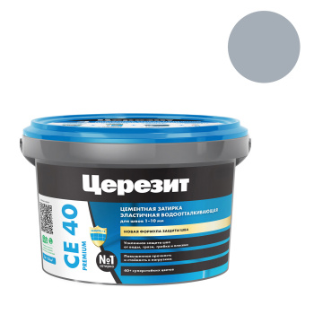 Затирка для швов СЕ 40 Серый сланец  2кг Церезит *1/192