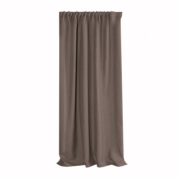 Штора рогожка 165*270см шоколад Волшебная ночь *1/4