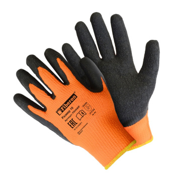 Перчатки рабочие "утепленные" полиэстер, с вспен.латексн.покр. р-р10(XL) PSV040P "Fiberon"12/120 Перчатки рабочие "утепленные" полиэстер, с вспен.латексн.покр. р-р10(XL) PSV040P "Fiberon"12/120