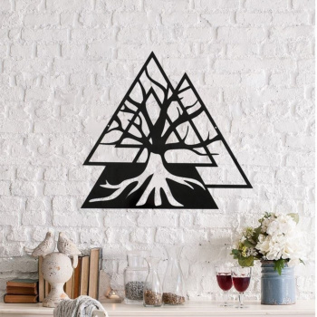 Панно металлическое "Древо жизни" 50х46см 7310479