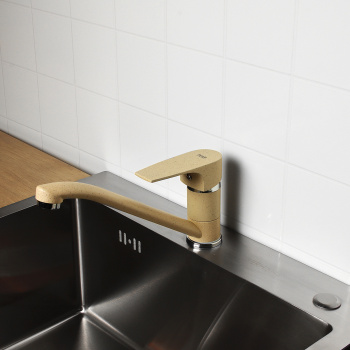 Смеситель для кухни Potato P49222-9, длинный излив, рычажный Смеситель для кухни Potato P49222-9, длинный излив, рычажный