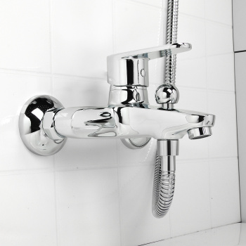 Смеситель для ванны Cersanit Cari, короткий излив, однорычажный