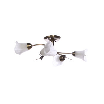 Люстра Verner Lighting А1193/4, 40 Вт, Е14, 4 лампы, античная бронза