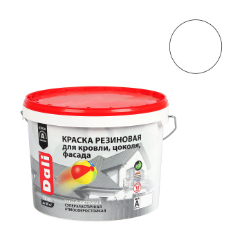 Краска резиновая 12 кг для кровли/цоколя/фасада DALI
