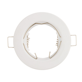 Светильник встраиваемый MR16 DL90 GU5.3 Ecola плоский Белый FW1611EFY *10/200