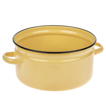 Кастрюля эмалированная 5,5л d240мм металл.кр.с металл.ручк., без деколи С-1617 *1/4 Кастрюля эмалированная 5,5л d240мм металл.кр.с металл.ручк., без деколи С-1617 *1/4