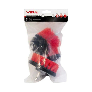 Набор насадок-щеток на дрель 3 шт VIRA (арт.810110) *1