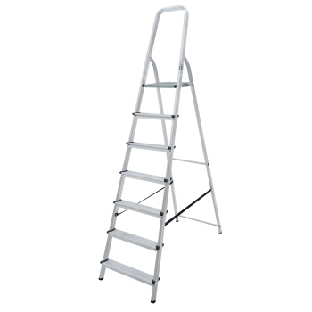 Стремянка алюминиевая 7 ступеней, выс.верхн. площ.1,47м NV1110 арт.1110107 "Новая высота" *1 Стремянка алюминиевая 7 ступеней, выс.верхн. площ.1,47м NV1110 арт.1110107 "Новая высота" *1