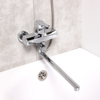 Смеситель для ванны Potato P2140, длинный излив, однорычажный