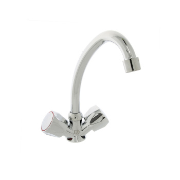 Смеситель для кухни Roegen RR021A, высокий излив, двухвентильный Смеситель для кухни Roegen RR021A, высокий излив, двухвентильный