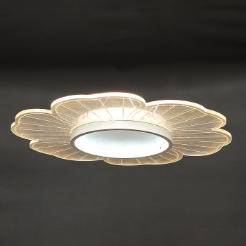 Светильник светодиодный акриловый 500мм 100W H2061 50W*2 white с пультом S=20м2 VERNER LIGHTING *1