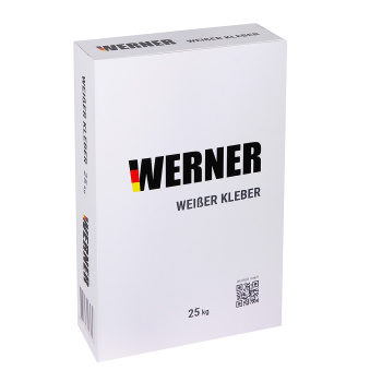 Клей для плитки 25 кг WERNER Weiber Kleber, белый, C2 TE S2