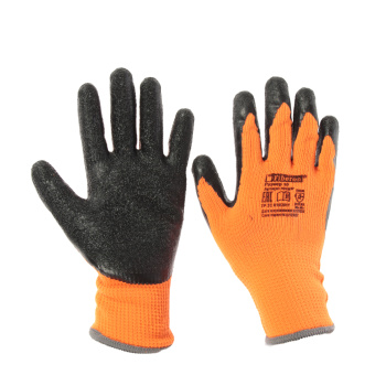 Перчатки рабочие "утепленные" полиэстер, с вспен.латексн.покр. р-р10(XL) PSV040P "Fiberon"12/120 Перчатки рабочие "утепленные" полиэстер, с вспен.латексн.покр. р-р10(XL) PSV040P "Fiberon"12/120