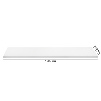 Подоконник ПВХ, 350х1500 мм, белый Подоконник ПВХ, 350х1500 мм, белый