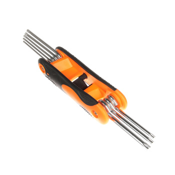 Набор шестигранных ключей STURM! TORX, 8 шт., наконечник звезда, хром-ванадиевая сталь