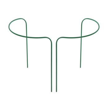 Кустодержатель d=80 см, h=90 см, ножка d=1 см, металл, зеленый (набор 2 шт) 1410747