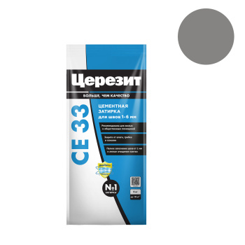 Затирка для швов 2 кг Церезит CE 33, антрацит