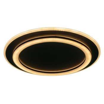 Люстра с ПДУ "Ринго" 2хLED 112Вт 3000-6000К черный 50х50х5 см BayerLux 7562831	 S=22м2  *1