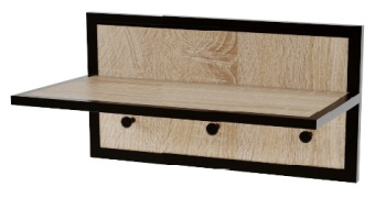 яяяяяяВешалка ХЛОЯ2 600*270*298мм ДУБ ЗОЛОТОЙ *1