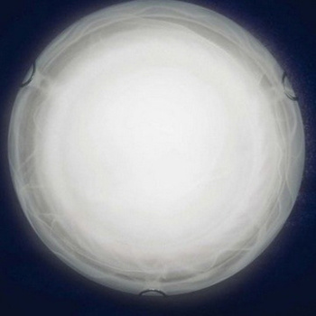 Светильник настенно-потолочный  стекло FX5019/12'' белый  Е27 60Вт    (h=90, диам 300 ) 8кв.м.  VERN