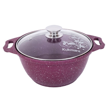 Кастрюля алюм. литая а/приг. Kukmara "Trendy style" Mystery 4,0л Ст.кр. к41tsm *1/3 Кастрюля алюм. литая а/приг. Kukmara "Trendy style" Mystery 4,0л Ст.кр. к41tsm *1/3