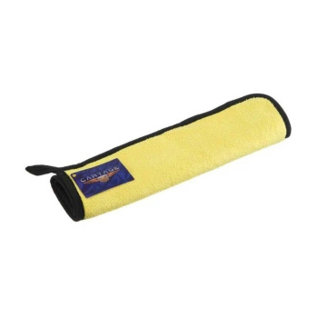 Салфетка для автомобиля CARTAGE, микрофибра, 350 г/м², 30×40 cм, желто-серая  5179745