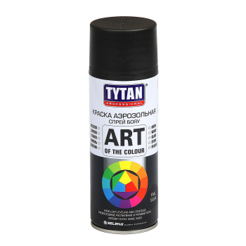 Эмаль-аэрозоль черный матовый 520/400 мл TYTAN Professional (RAL9004) *1/12 Эмаль-аэрозоль черный матовый 520/400 мл TYTAN Professional (RAL9004) *1/12